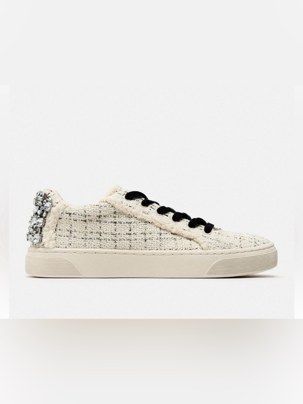 Zara Embellished Women's Sneakers size 7.5